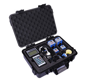 ultrasonic portable meter flow carrying standard complete kit